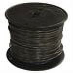 Southwire 26977906 8 Solid Copper TFN Jacket Wire, Black