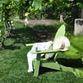 thumbnail image 3 of ResinTEAK All Weather Folding Adirondack Chair, HDPE Poly Lumber Green, 3 of 7