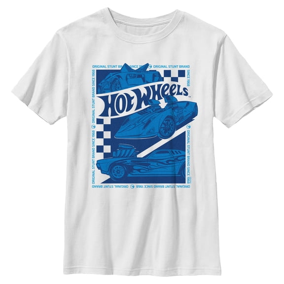 Boys Hot Wheels Original Stunt Brand T Shirt