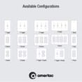 thumbnail image 2 of Amerelle 901TTTL 3 Toggle Light Oak Contemporary Wood Wall Plate, 2 of 2