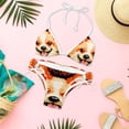thumbnail image 6 of Pixel Dog Detachable Sponge Adjustable Strap Bikini Set 2-Pack for Various Scenes, 6 of 6