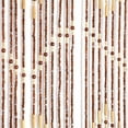 thumbnail image 3 of Wooden Bead Curtain 35.4"x68.9", Bamboo Door Beads with Plum Blossom Pattern, 32 Strands Handmade, for Doorway Closet Room Divider, Coffee, 3 of 10