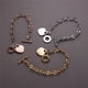 thumbnail image 5 of Pulsera de acero de titanio de moda para mujer con cadena en forma de O y letras de amor 4:23 pulsera de acero inoxidable, 5 of 6