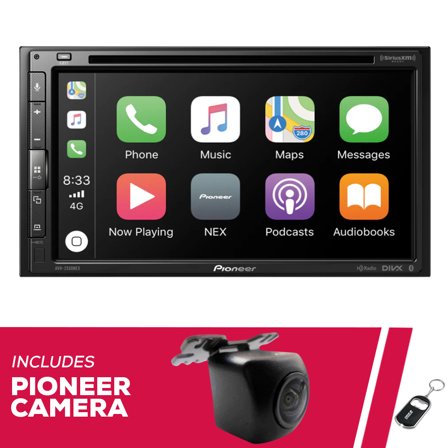New Pioneer AVH-2550NEX 6.8" 2-DIN DVD Receiver w/ NB-BC011 Front/Rear View Camera