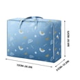 thumbnail image 3 of Xihbxyly Bolsa de Almacenamiento para Colchas, Organizador de Tela de Algodón, Diseño Plegable de Tela No Tejida, Ideal para Ropa de Cama y Ropa, Armario de Dormitorio y Almacenamiento para Mudanzas,, 3 of 3