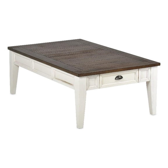 Steve Silver Cayla 3pc Coffee & End Table Set in White