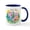 White/Navy Inside, variant on CafePress - Peppa Pig: Family Fun! - 11 oz Ceramic Mug - Novelty Coffee Tea Cup