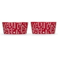thumbnail image 4 of DEMDACO byDesign Serving Holiday Red, White, Striped 4.5 x 2 Inch Stoneware Christmas Tabletop, Oven Safe, Small Soufflés, Individual Serving Dish, Dipping Sauce Cups, Ramekins, Set of 2, Candy Canes, 4 of 4
