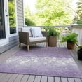 thumbnail image 3 of Dalyn Rugs Machine Washable Indoor/Outdoor Chantille Purple 5' x 7'6" Rug, 3 of 9