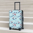 thumbnail image 6 of Fuzoiu Sailboats Anchors Print Suitcase Cover,Washable Luggage Covers for Suitcase,Elastic Luggage Protector Cover,Scratch Resistant Travel Suitcase Covers-Large, 6 of 7