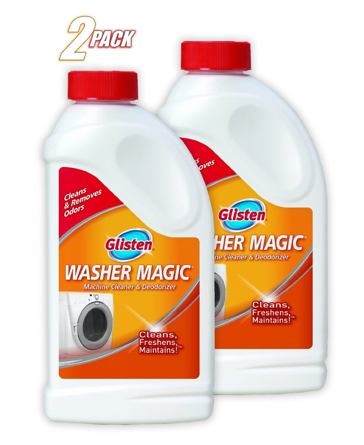 Glisten WM06N Washer Magic24 Fluid OuncesWashing Machine Cleaner for Tradit...