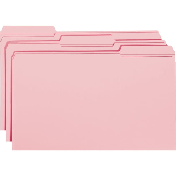 Smead, SMD17634, 1/3 Cut 2-ply Tab Colored File Folders, 100 / Box ...