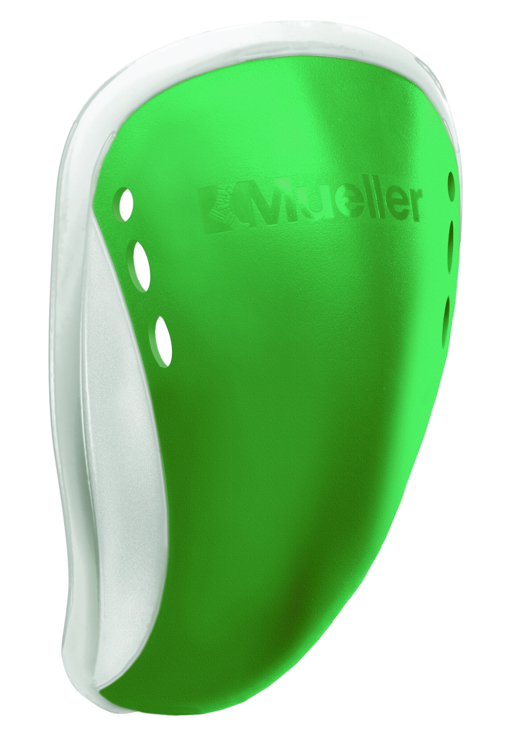 Mueller Peewee Athletic Support Brief with Flex Shield Cup, White/Green, Pewee Regular