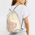 thumbnail image 6 of XMXT Waterproof Gym Bag, Colorful Shell Texture Drawstring Backpack for Men, m, 6 of 8