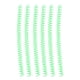 thumbnail image 1 of Juego de 20 espirales de encuadernación Bling Bling 13 mm color verde, 1 of 12