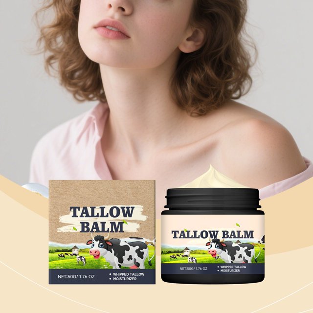Pisexur Belleza Maquillaje Crema hidratante facial especial de sebo de pasto (50 g) para uso facial y corporal.para mujeres y hombres