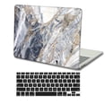 thumbnail image 3 of KSK KAISHEK Hard Case Cover Only for New MacBook Air 13 inchs( Retina Display and Touch ID, 2018 2019 2020 2021 2022) + Black Keyboard Cover Model A2337 m1/A2179/A1932, USB Type-C Marble A 331, 3 of 5