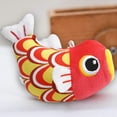thumbnail image 4 of 12cm Fish Plush Pendant Cute Expression Exquisite Backpack Pendant Cartoon Small Carp Keychain, 4 of 5