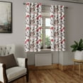 thumbnail image 2 of Ambesonne Fashion Grommet Curtain, Feminine Beauty Items, 50" x 63", Black Pink Tan, 2 of 6