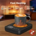 thumbnail image 7 of Coffee Mug Warmer Fast Heating Coffee Cup Warmer for Desk Auto Shut Off 3 Temp Settings Smart Electric Beverage Warmer, 7 of 7