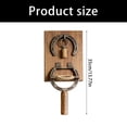 thumbnail image 2 of Rustical Horseshoe Wine Opener Corkscrew Wall Mounted, Traditional Decor Wine Bottle Opener & Unique Gift for Kitchen Barre Wall Decor Wine Lovers (1pc), 2 of 6