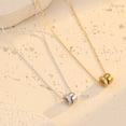 thumbnail image 3 of Tilga Layered CZ Rondelle Pendant Necklaces for Women, 14K Gold Plated Trendy Mariner Chain Dainty Circle Rondelle Pendant Choker Necklace for Women Two-Toned Cubic Zirconia Gold Necklace, 3 of 6