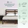 thumbnail image 3 of Base de Cama con Cabecera Metálica con Bamboo Individual Zinus Shen. Fácil Armado., 3 of 8
