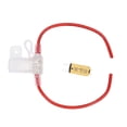 thumbnail image 1 of Piezas de repuesto para automóviles, portafusibles 12AWG Portafusibles transparente impermeable Portafusibles Ultra sensible, 1 of 12