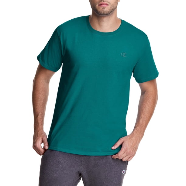 Champion Men s And Big Men s Solid Classic Jersey T Shirt Sizes S 2XL champion-men-s-and-big-men-s-solid-classic-jersey-t-shirt-sizes-s-2xl
