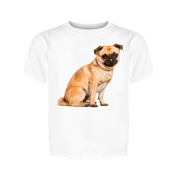 Chug Dog Sitting Tee Girl's -Image by Shutterstock