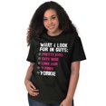 thumbnail image 5 of What I Look In Guys Yorkie Dog Owner Women's Graphic T Shirt Tees Brisco Brands M, 5 of 5