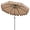Brown, variant on PetFurnishn 9 FT Ruffled Patio Umbrella Outdoor Umbrella with Push Button Tilt, Crank, 8 Ribs, Fade-resistant Canopy, Heavy-Duty Market Table Umbrella for Yard Garden Pool-Brown
