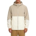 thumbnail image 2 of GUZOM Mens Color Block Lightweight Hooded Jacket Nylon Water Resistant Windbreaker Khaki Spring Casual,Size M, 2 of 8