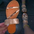 thumbnail image 2 of Clearance VerPetridure Women's Sandals Summer Casual Rhinestone Slip-On Beach Open Toe Breathable Sandals, 2 of 9