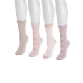 thumbnail image 4 of MUK LUKS Women's Dream Step Crew Socks, 4-Pack, OSFM, 4 of 6