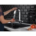 thumbnail image 4 of Delta 9993T-Dst Pivotal 1.8 GPM Single Hole Pull Down Bar Faucet - Black, 4 of 7