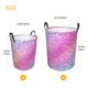 thumbnail image 3 of Fotbe Fun Rainbow Pink Cesto de Ropa con Asas, Cesto Impermeable de Gran Capacidad, Bolsa de Lavado para Dormitorio, Cesto de Ropa con Ruedas y Asas-Small, 3 of 6