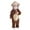 Coffee, variant on Baby Boys Jumpsuits Long Sleeve Onesie Casual Loose Soft Spring Fall Homewear Size 18-24 Months Black