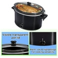 SuperwumExtra Large 10Quart Slow Cooker Stay or Go Portable With Lid