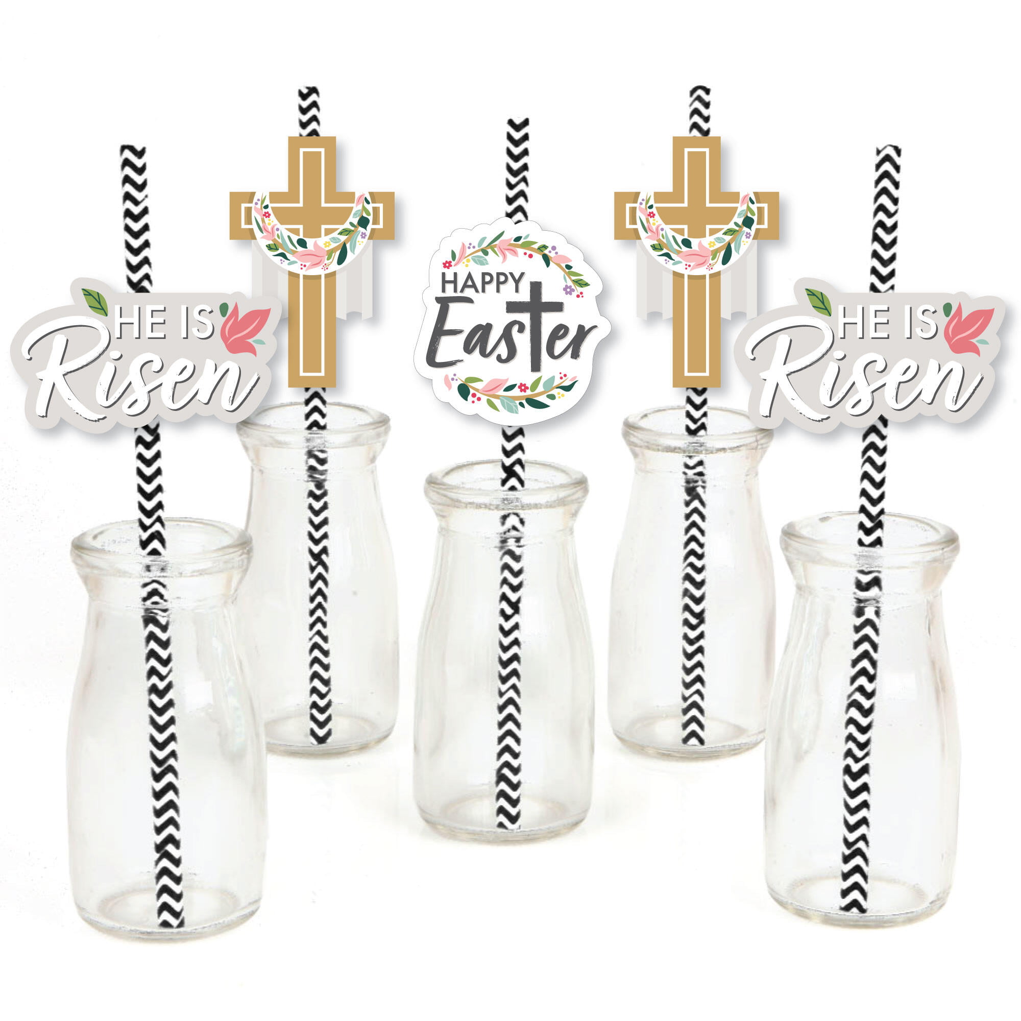 Details about   Happy Easter Paper Straws Set of 2 packs 
