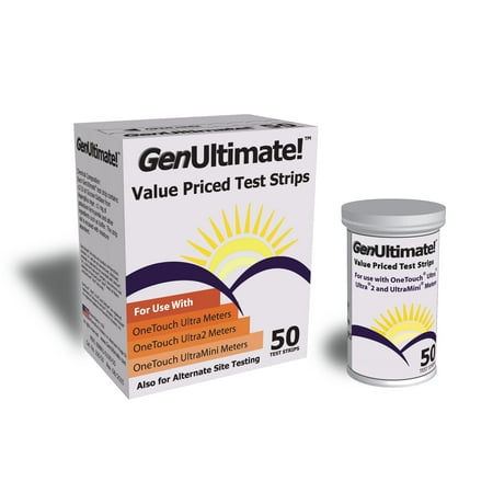 test glucose blood 4.3 OneTouch for your (50 box Test ct) Strips 1 GenUltimate!®