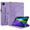 Purple, variant on Folio Case for Apple iPad Air 11-inch M4/M3/M2 (2026/2025/2024) Shockproof Cover with Rotating Stand Auto Wake/Sleep