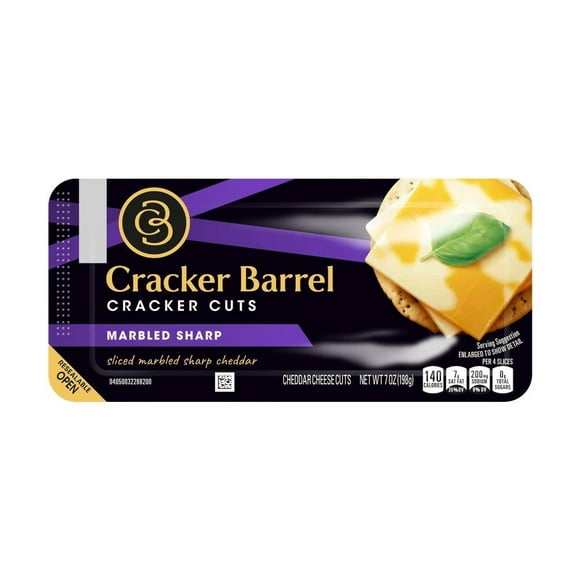 Queso Cracker Barrel Cheddar reabanado 198 g