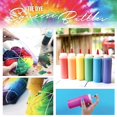 thumbnail image 3 of Pixiss Tie Dye botellas exprimibles de 8 oz (paquete de 6) con embudo de 2 pulgadas - Dispensador preciso para artes y manualidades - Perfecto para tintes líquidos o en polvo Incluye guía básica de pa, 3 of 5