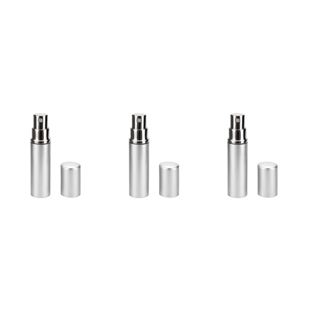 Soidarity Atomizador vacío de 5 uds., contenedores de 5ml, dispensador de boquilla de aluminio recargable, botella de Spray de vidrio de aceite esencial, Type1 NO1 Soidarity CBP187479
