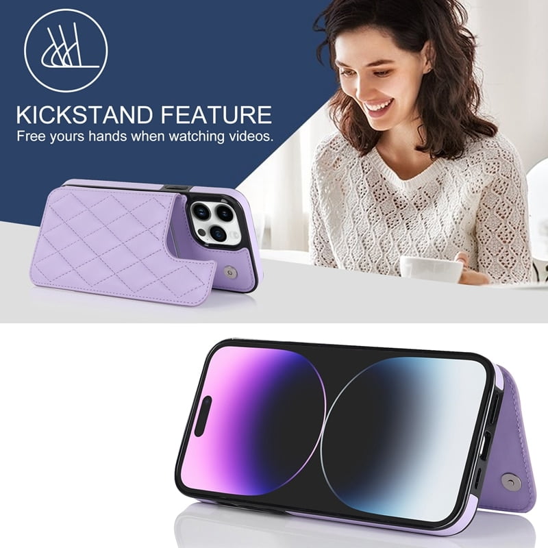 Custodia Portafoglio In PU Leather Per IPhone XR, SE, 6/7/8, 11, 12, 13, 14, 15 - Protezione 360 - Foto 11