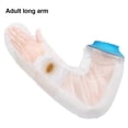thumbnail image 1 of 1 funda impermeable para brazo para ducha, protector completo largo para adultos, suave, cómodo, sello hermético para mantener las heridas secas, vendaje de baño, mano rota, muñeca, dedo, codo, sin, 1 of 8