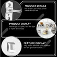 thumbnail image 1 of WEUVEB 10Pcs Universal Design Pegboard Hangers for Tool Display 1In Silver, 1 of 7