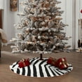 thumbnail image 6 of Bingfone Christmas Tree Skirt Mat Christmas Decoration Interior -Zebra, 6 of 8