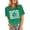 Green, variant on PMVFHDE Womens Athletic Tops Short Sleeve Volleyball Graphic T-Shirt Casual Sport Tee